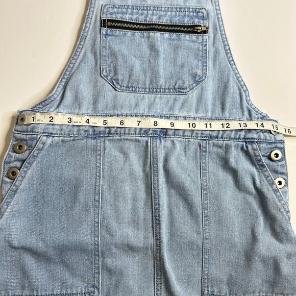 Forever 21 Size Small Denim Overall Mini Dress - Picture 7 of 12